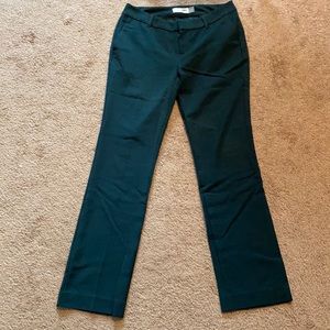 Pine colored straight leg work slacks